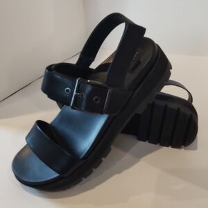 Black Platform Sandals